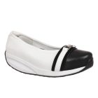  MBT belebújós balerina Yuki W bőr fehér fekete