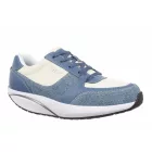 MBT fűzős cipő Obu W bőr/textil kék fehér