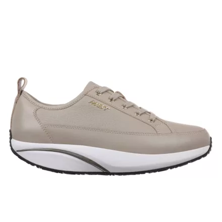 MBT fűzős cipő Hara W bőr szürke/drapp