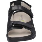 Waldlaufer dynamic gördülő talpú tépőzáras szandál H-Yvonne bőr fekete