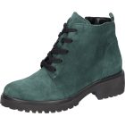 Waldlaufer kényelmi fűzős cipzáras bokacsizma H-Luise velúr sötétzöld