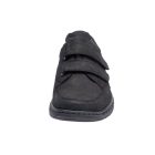 Waldlaufer kényelmi tépőzáras cipő H-Eddy bőr fekete