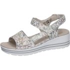 Waldlaufer kényelmi tépőzáras szandál H-Michelle bőr mintás