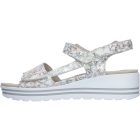 Waldlaufer kényelmi tépőzáras szandál H-Michelle bőr mintás