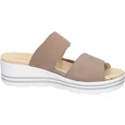 Waldlaufer kényelmi tépőzáras papucs H-Michelle nubuk bézs