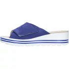 Waldlaufer kényelmi tépőzáras papucs H-Michelle nubuk kék