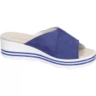 Waldlaufer kényelmi tépőzáras papucs H-Michelle nubuk kék