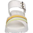 Waldlaufer kényelmi tépőzáras szandál H-Nele Vega fehér