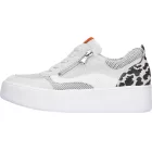 Waldlaufer kényelmi fűzős cipzáras cipő H-Nicky velúr mintás