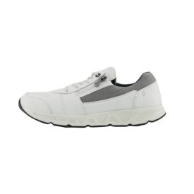   Waldlaufer dynamic fűzős cipzáras cipő H-Nils bőr/textil fehér szürke