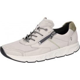   Waldlaufer Ortho Tritt gördülő talpú fűzős cipzáras cipő H-Nils nubuk/velúr/sztreccs szürke zöld