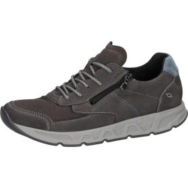   Waldlaufer Ortho Tritt fűzős cipzáras cipő H-Nils nubuk/sztreccs szürke