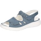 Waldlaufer kényelmi tépőzáras szandál H-Joline nubuk kék
