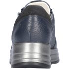 Waldlaufer kényelmi fűzős cipzáras cipő H-Lana szarvasbőr kék