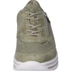 Waldlaufer Ortho Tritt fűzős cipzáras cipő H-Lana velúr/sztreccs zöld