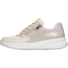 Waldlaufer gonamic fűzős cipzáras cipő H-Mara textil/szintetikus/velúr bézs lila