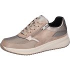 Waldlaufer gonamic fűzős cipzáras cipő H-Mara szintetikus/textil/velúr drapp