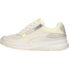 Waldlaufer gonamic fűzős cipzáras cipő H-Mara szintetikus/textil törtfehér sárga