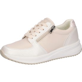   Waldlaufer Ortho Tritt gonamic fűzős cipzáras cipő H-Mara bőr/textil drapp