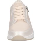 Waldlaufer Ortho Tritt gonamic fűzős cipzáras cipő H-Mara bőr/textil drapp