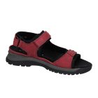 Waldlaufer kényelmi tépőzáras szandál H-Sora bőr bordó fekete