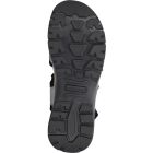 Waldlaufer kényelmi tépőzáras szandál H-Sora nubuk szürke fekete