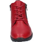 Waldlaufer kényelmi fűzős cipzáras bokacsizma H-Alina szarvasbőr piros