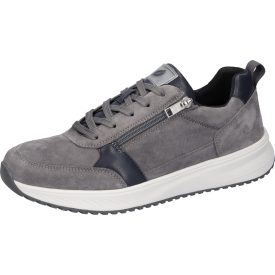   Waldlaufer gonamic fűzős cipzáras cipő H-Matti velúr/szintetikus szürke kék