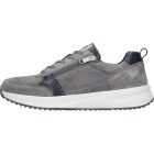 Waldlaufer gonamic fűzős cipzáras cipő H-Matti velúr/szintetikus szürke kék