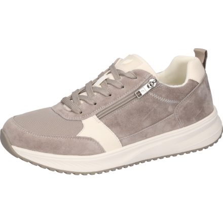 Waldlaufer gonamic fűzős cipzáras cipő H-Matti velúr/szintetikus szürke fehér