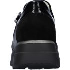 Waldlaufer Ortho Tritt fűzős cipzáras cipő H-Feli bőr/velúr/lakkbőr/sztreccs fekete