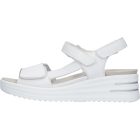 Waldlaufer kényelmi tépőzáras szandál H-Dina bőr törtfehér