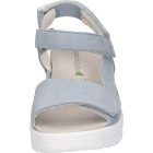 Waldlaufer kényelmi tépőzáras szandál H-Dina bőr világoskék