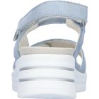 Waldlaufer kényelmi tépőzáras szandál H-Dina bőr világoskék
