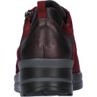 Waldlaufer Ortho Tritt fűzős cipzáras cipő M-Sarah velúr/nubuk/sztreccs bordó