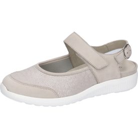   Waldlaufer Ortho Tritt tépőzáras csattos klumpa M-Ira nubuk/sztreccs szürke