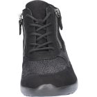 Waldlaufer Ortho Tritt fűzős cipzáras bokacsizma M-Ira nubuk/sztreccs fekete