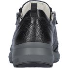 Waldlaufer kényelmi fűzős cipzáras cipő M-Tonia szarvasbőr fekete