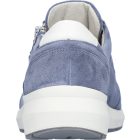 Waldlaufer kényelmi fűzős cipzáras cipő M-Tonia velúr kék