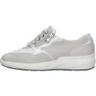 Waldlaufer Ortho Tritt fűzős cipzáras cipő M-Tonia bőr/sztreccs szürke ezüst