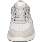 Waldlaufer Ortho Tritt fűzős cipzáras cipő M-Tonia bőr/sztreccs szürke ezüst