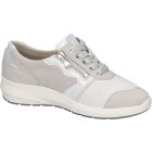 Waldlaufer Ortho Tritt fűzős cipzáras cipő M-Tonia bőr/sztreccs szürke ezüst