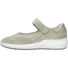Waldlaufer Ortho Tritt tépőzáras balerina M-Tonia velúr/sztreccs zöld