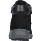 Waldlaufer Ortho Tritt fűzős cipzáras bokacsizma M-Tonia velúr/nubuk/sztreccs fekete