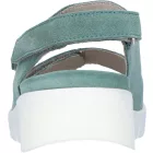 Waldlaufer kényelmi tépőzáras szandál M-Viola velúr türkiz