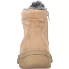 Waldlaufer kényelmi fűzős cipzáras bokacsizma H-Lumi velúr karamellszín