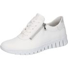 Waldlaufer kényelmi fűzős cipzáras cipő H-Birdy Vega fehér ezüst