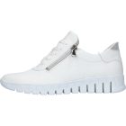 Waldlaufer kényelmi fűzős cipzáras cipő H-Birdy Vega fehér ezüst