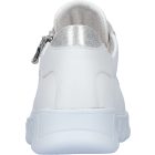 Waldlaufer kényelmi fűzős cipzáras cipő H-Birdy Vega fehér ezüst