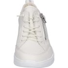 Waldlaufer kényelmi fűzős cipzáras cipő H-Birdy bőr fehér